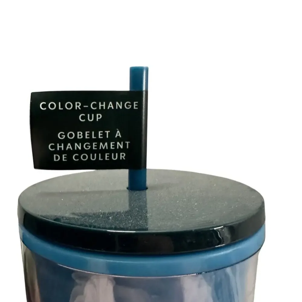 Starbucks Mermaid Christmas 2021 Venti 24oz Tumbler Blue Color Changing NWT‎
